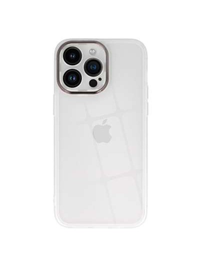 PROTECTIVE LENS CASE FOR IPHONE 15 PLUS WHITE CLEAR