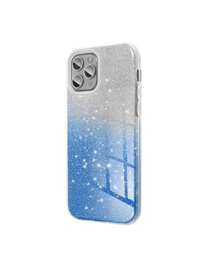 HUSA SHINING CASE IPHONE 12 MINI CLEAR-BLUE HUSA SHINING CASE IPHONE 12 MINI CLEAR-BLUE